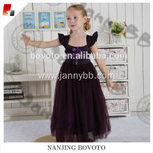 Girl elegent party easter evening purple dress